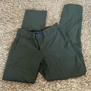 Green Slim Taper Dickies